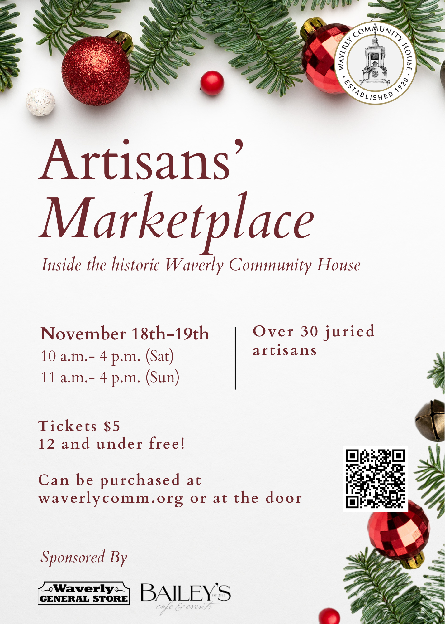 Artisans’ 2023 Showcard (5 x 7 in)