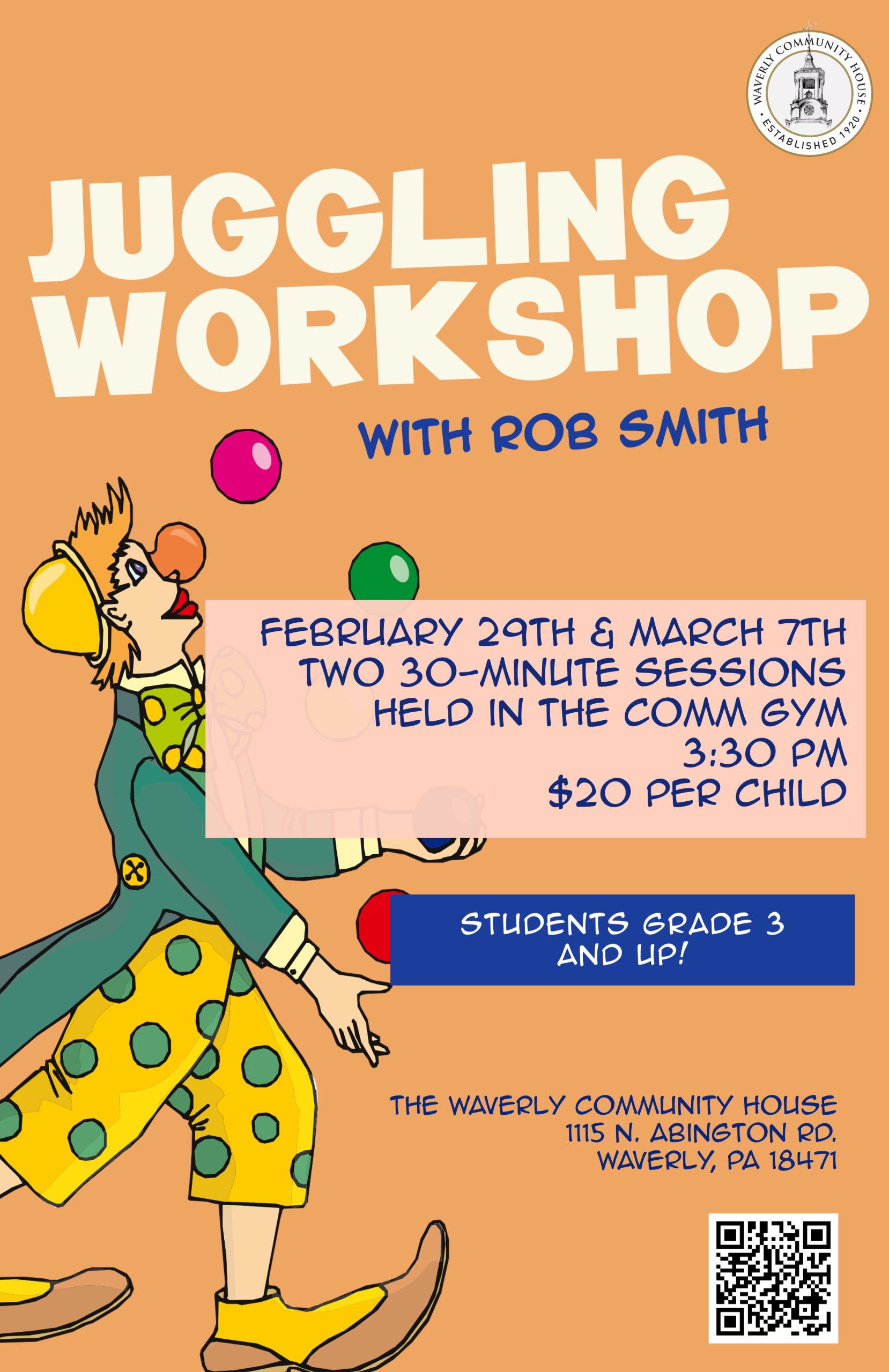 Juggling Workshop with Rob Smith